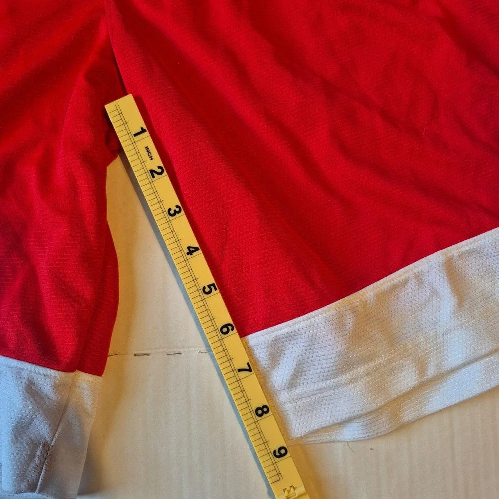 Nike Dri-FIT Red White Basketball Athletic Mesh‎ Shorts